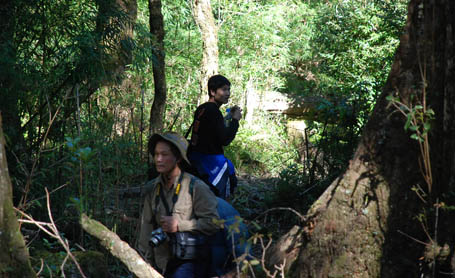 Tác giả đã có hàng chục chuyến đi rừng dài ngày với "người rừng" Trần Ngọc Lâm